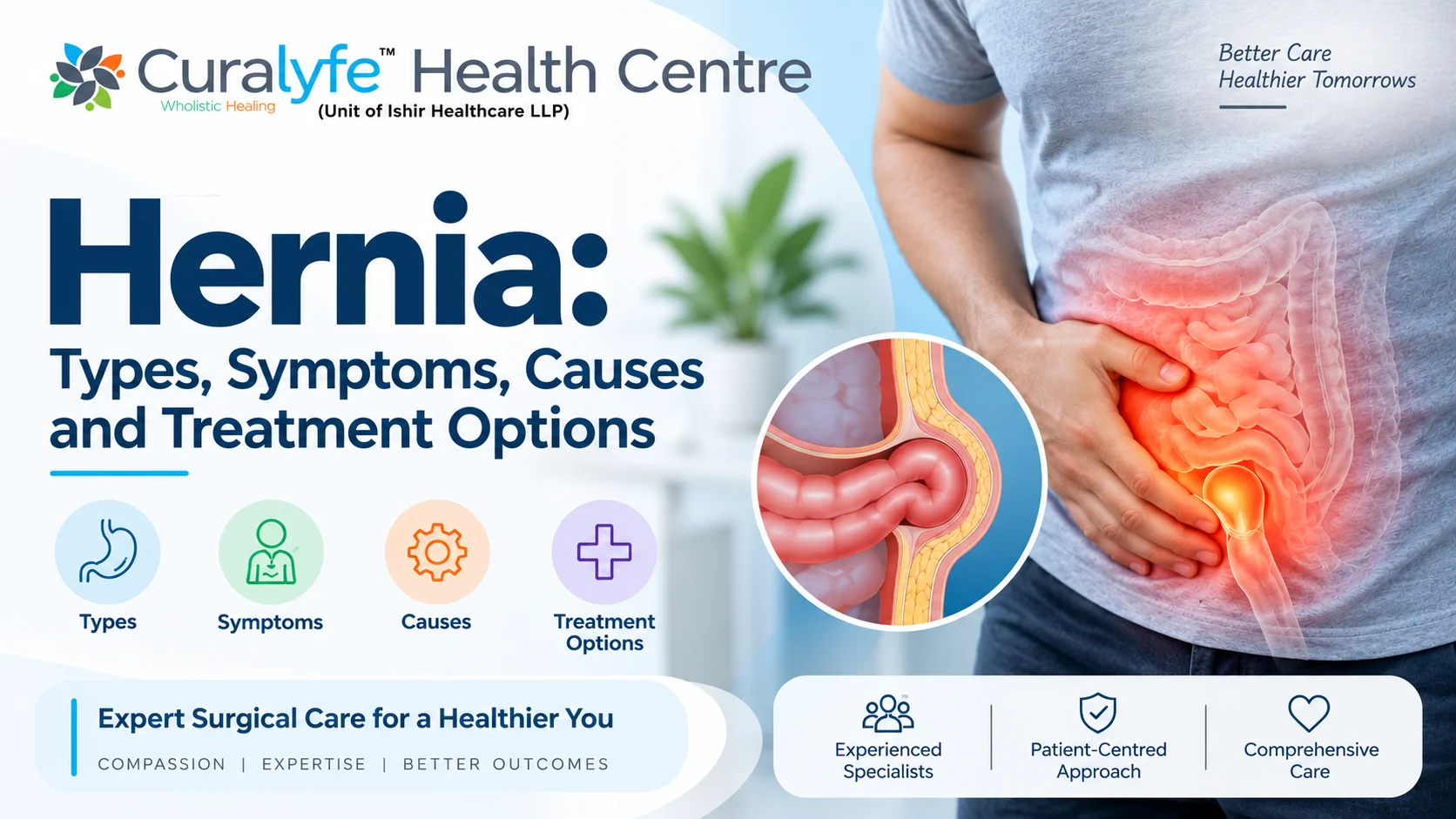 Hernia: Types, Symptoms, Causes & Treatment in Santacruz